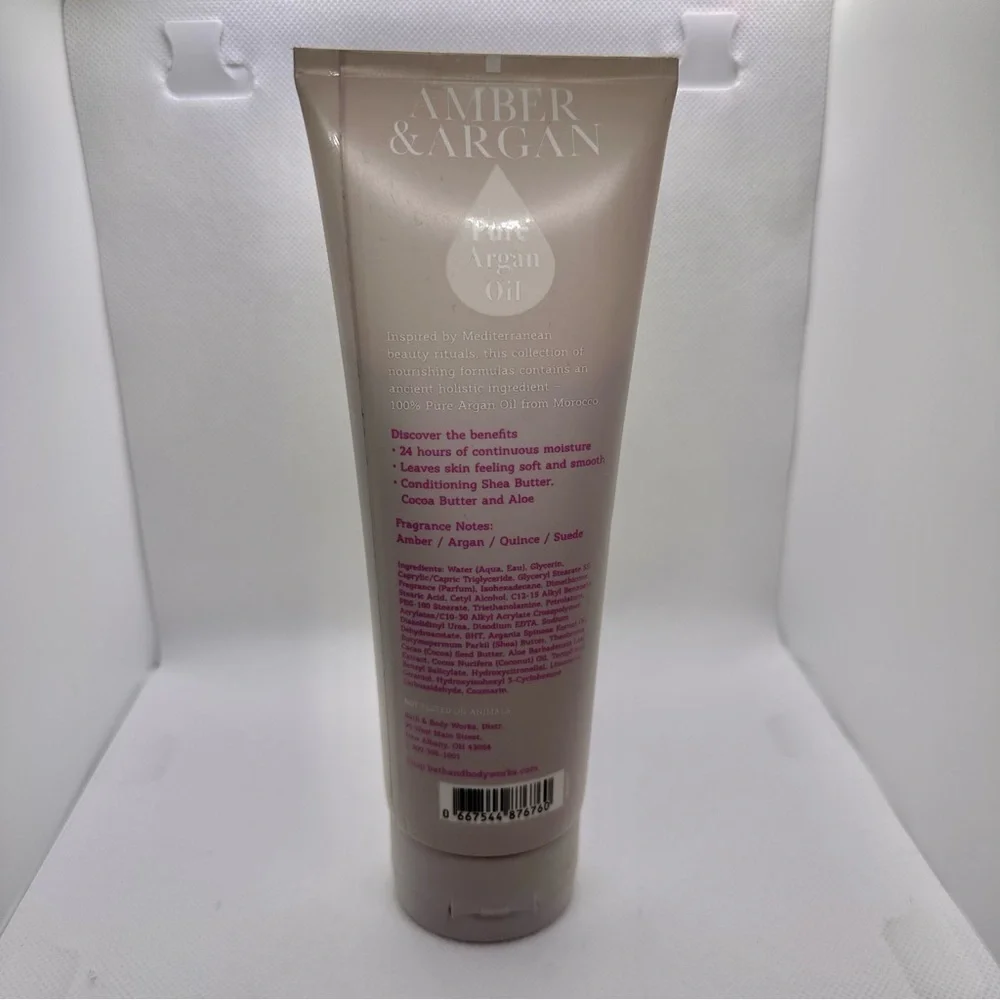 Amber and Argan Body Cream by Bath and Body Works